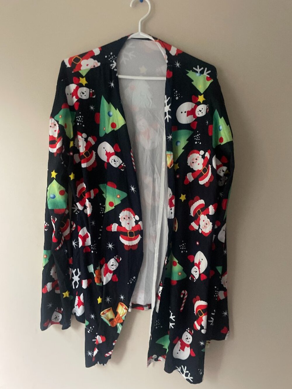 Christmas Santa Snowman Cardigan